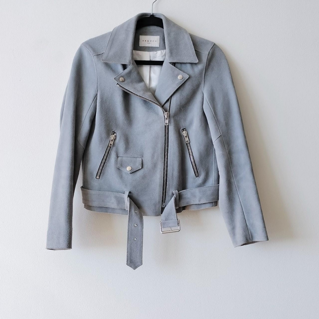 Sandro Suede Jacket